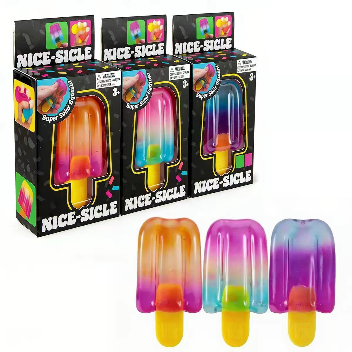 Orange Popsicle Fidget Toy V1221-XM-NNL-022