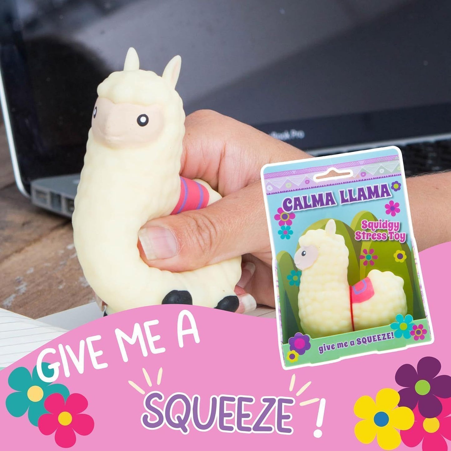 2Pcs Alpaca Squishy Stress Toy V1221-XM-NNLWJ-01