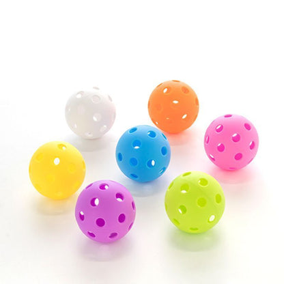 15Pcs 72mm Green Pickleballs 26-Holes V1221-XM-PKQ-02