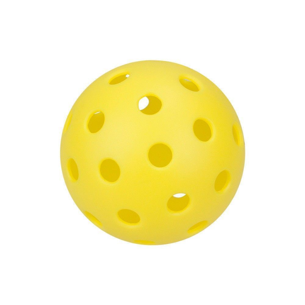 15Pcs 72mm Yellow Pickleballs 26-Holes V1221-XM-PKQ-04