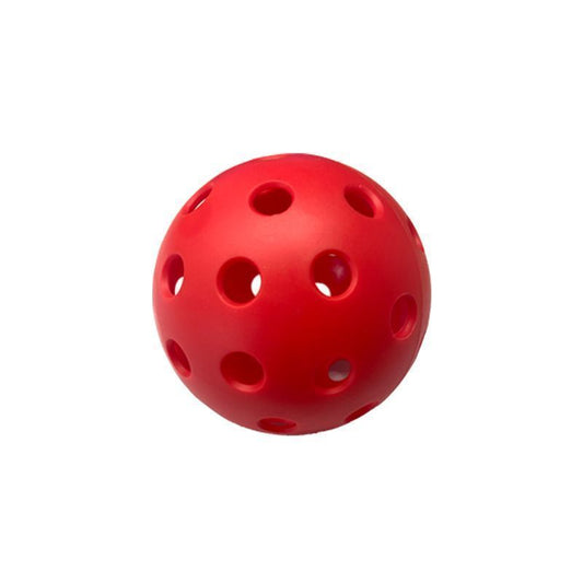 15Pcs 72mm Red Pickleballs 26-Holes V1221-XM-PKQ-08