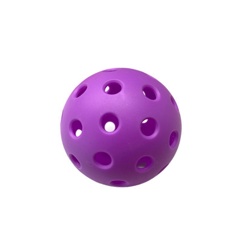 15Pcs 72mm Purple Pickleballs 26-Holes V1221-XM-PKQ-16