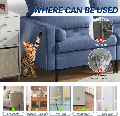 PVC Anti-Scratch Protective Film Self-Adhesive Cut-to-Size Pet Furniture Guard V1221-XM-PVCFHT-003