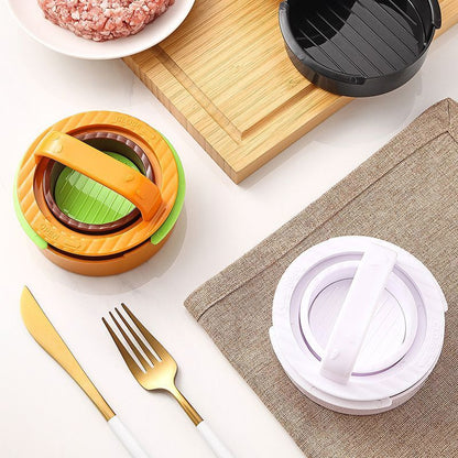 4Pcs Round Hamburger Patty Press Maker Tool Set V1221-XM-RBYZQ-01