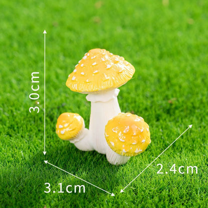 10pcs Artificial Mushroom Ornament-Type 7 V1221-XM-RGMG-01