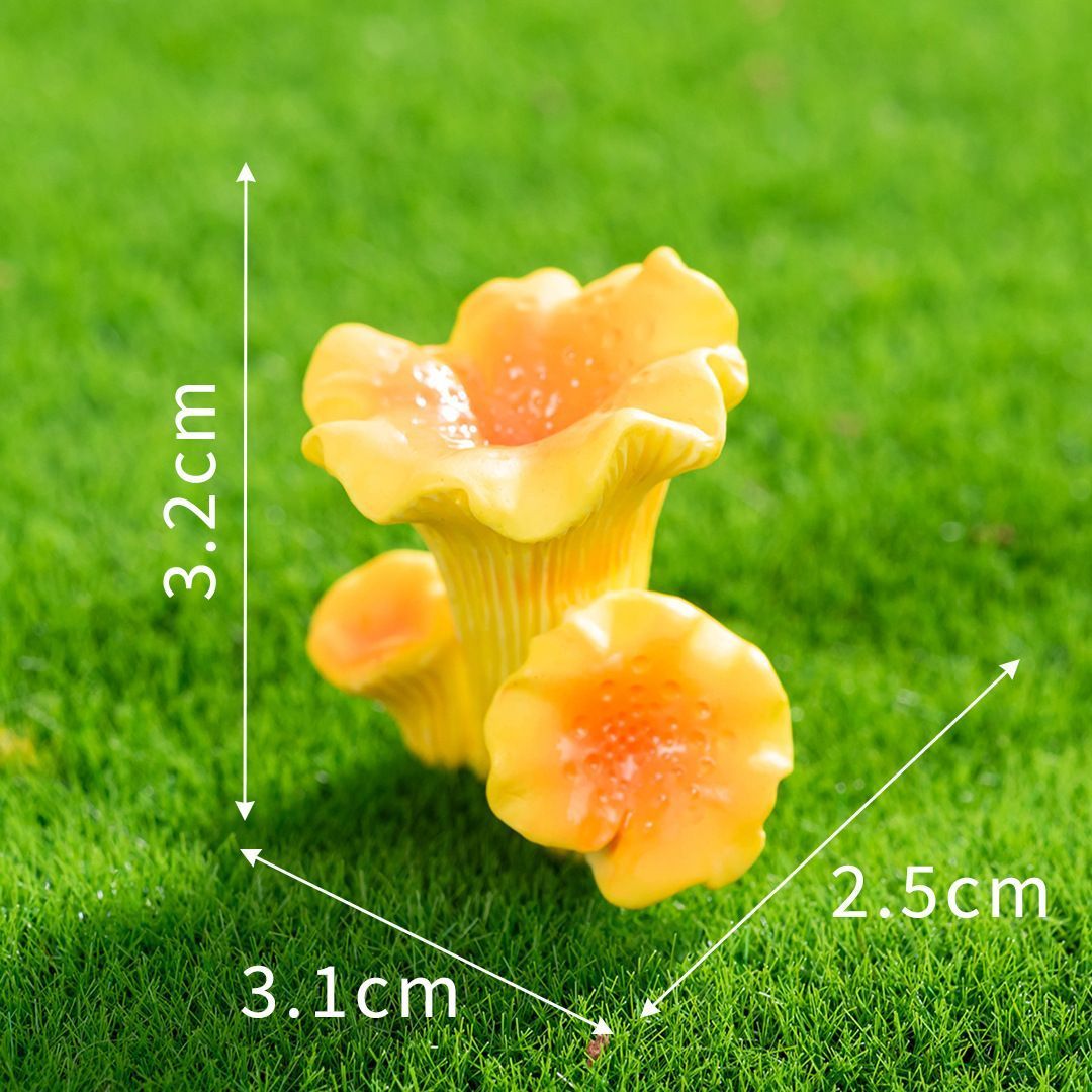 10pcs Artificial Mushroom Ornament-Type 10 V1221-XM-RGMG-03