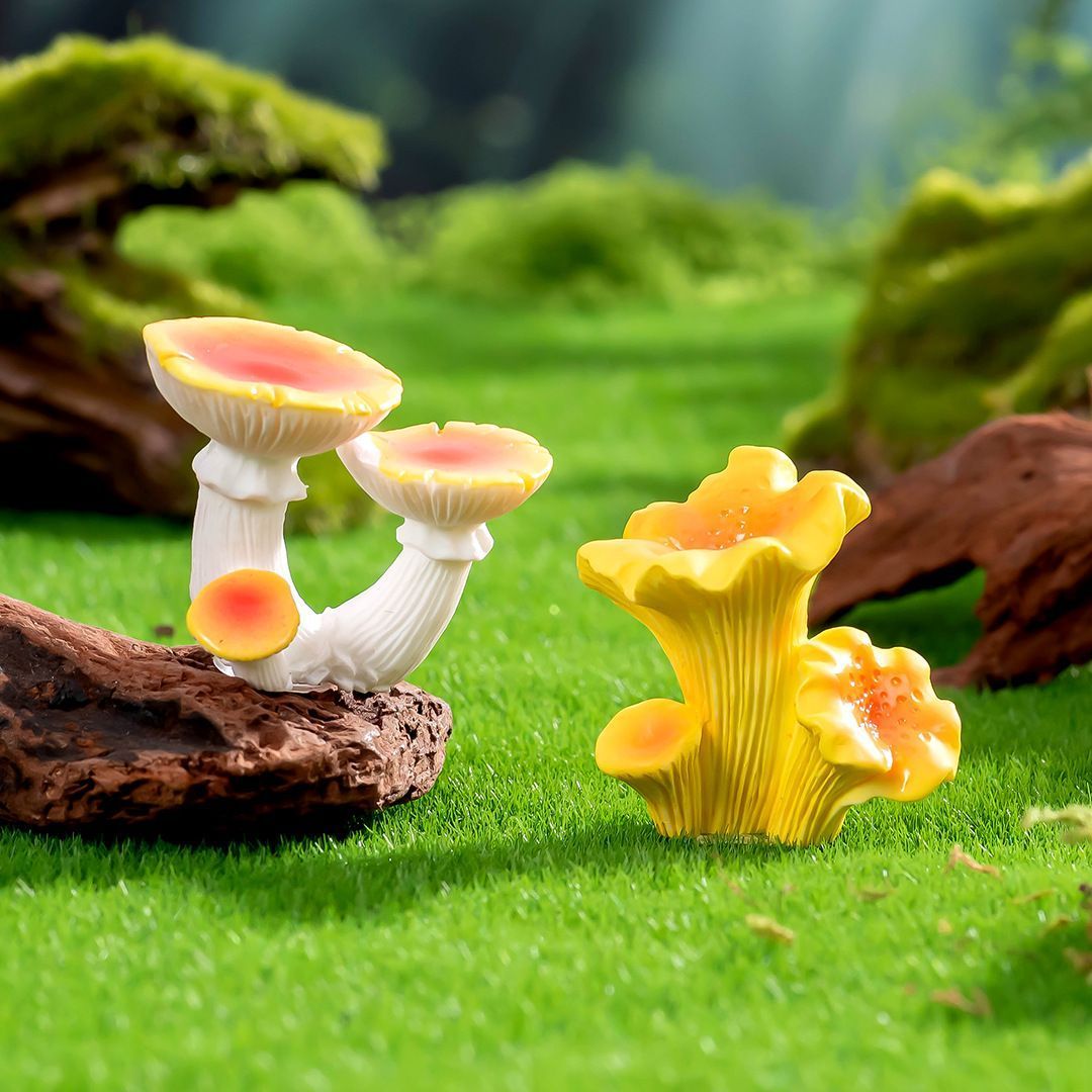10pcs Artificial Mushroom Ornament-Type 10 V1221-XM-RGMG-03