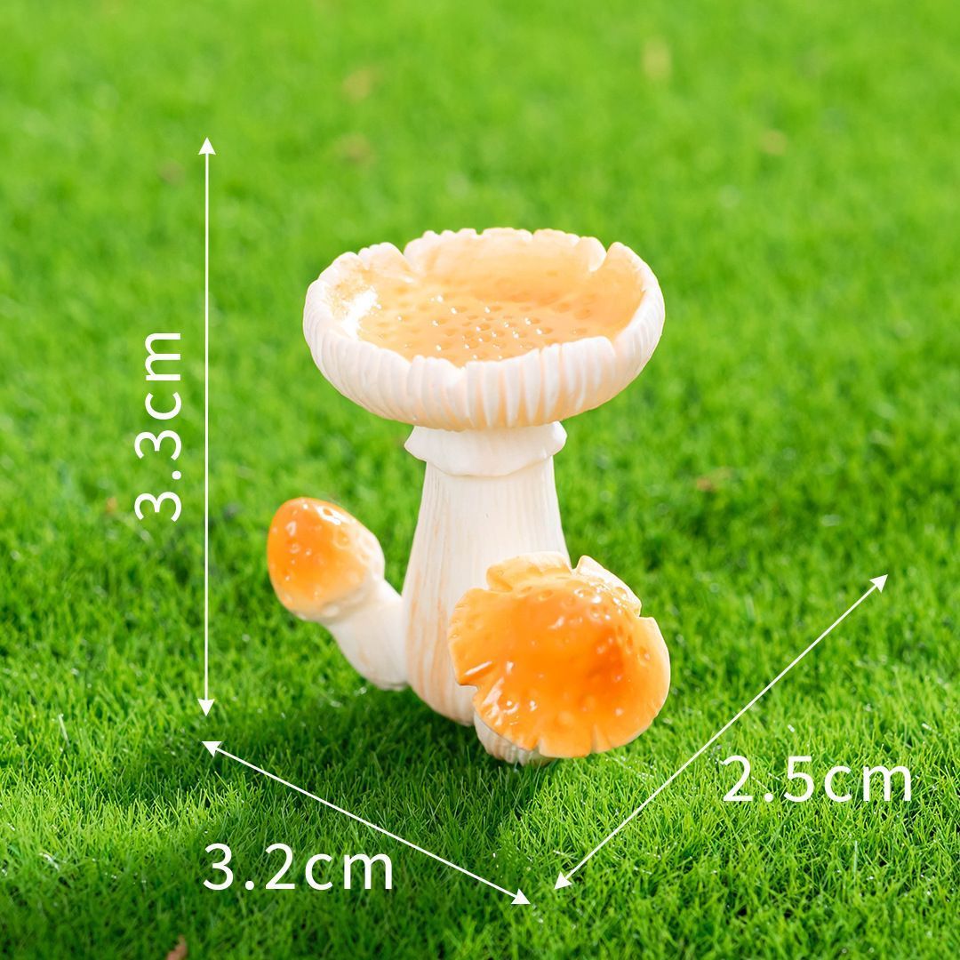 10pcs Artificial Mushroom Ornament-Type 5 V1221-XM-RGMG-05