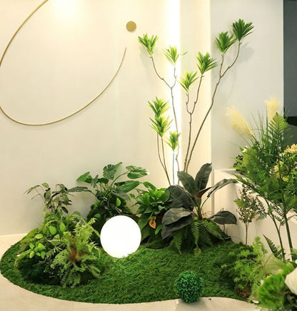30g Light Green Artificial Moss-2Pcs V1221-XM-RZTX-02