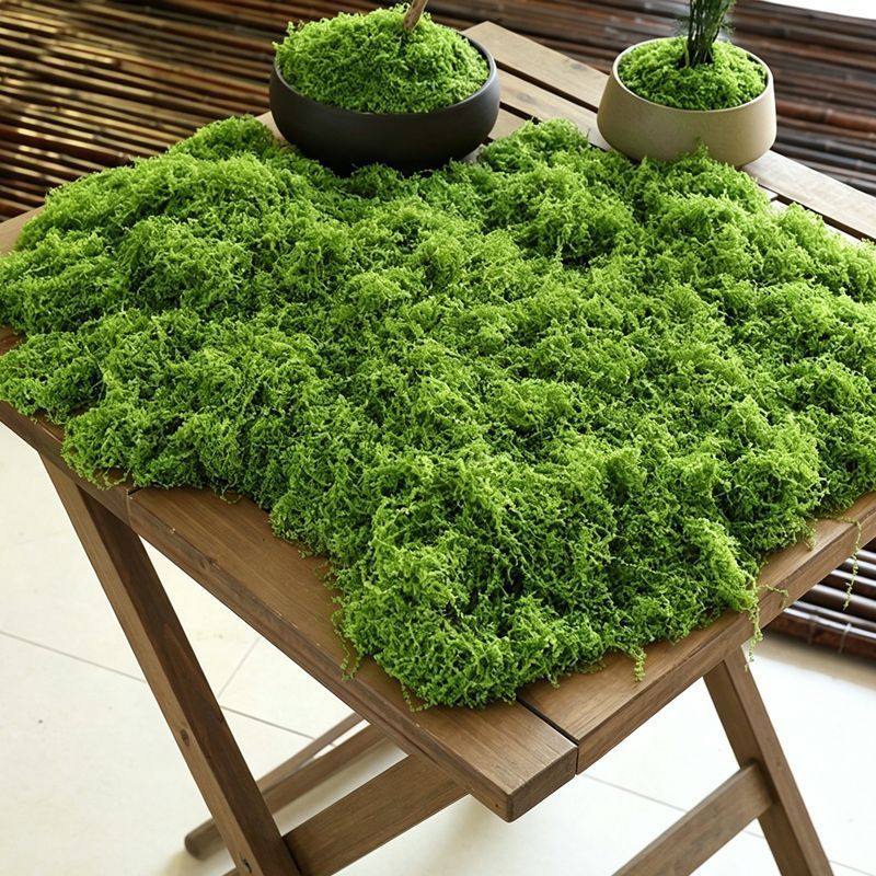 100g Light Green Artificial Moss V1221-XM-RZTX-06