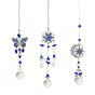 Blue Crystal Pendant Set V1221-XM-SJDZ-01