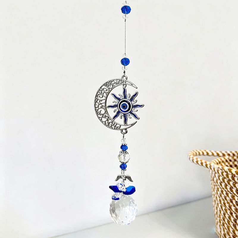 Blue Crystal Pendant Set V1221-XM-SJDZ-01