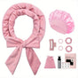 Pink No Heat Sleep Hair Curler 9Pcs Gift Set V1221-XM-SMJFB-01