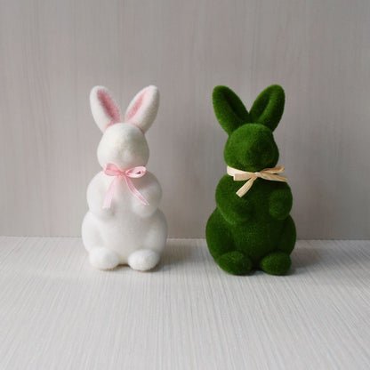2PS Moss Bunny Decor 9.5cm High V1221-XM-TXTZS-04