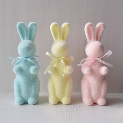 2PS Moss Bunny Decor 9.7cm High V1221-XM-TXTZS-05