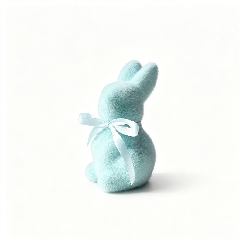 2PS Moss Bunny Decor 9.7cm High V1221-XM-TXTZS-07
