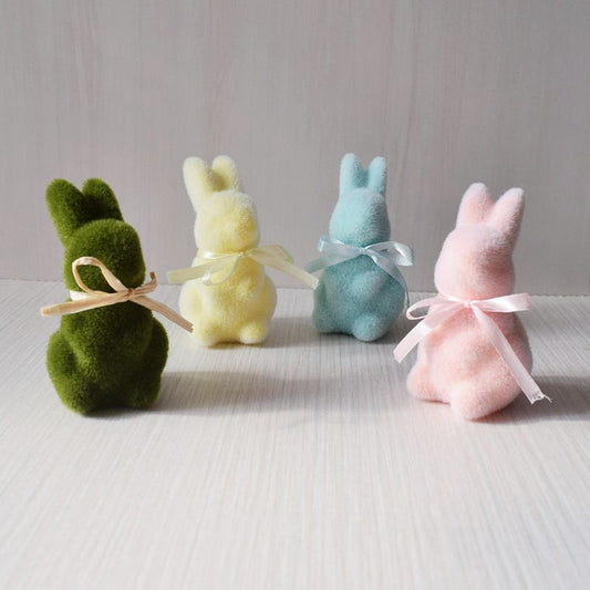 2PS Moss Bunny Decor 9.7cm High V1221-XM-TXTZS-07