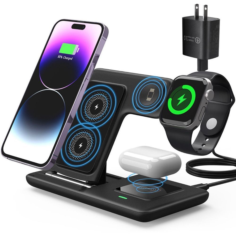 Pink 3-in-1 Wireless Charger V1221-XM-WXCDQ-03
