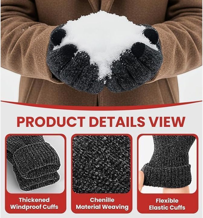 3-Pairs Double Layer Chenille 01 V1221-XM-XNEST-01