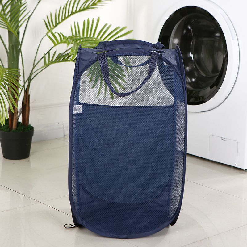 Foldable Laundry Hamper Navy blue 01 V1221-XM-XYL-002