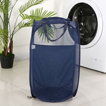 Foldable Laundry Hamper Navy blue 01 V1221-XM-XYL-002