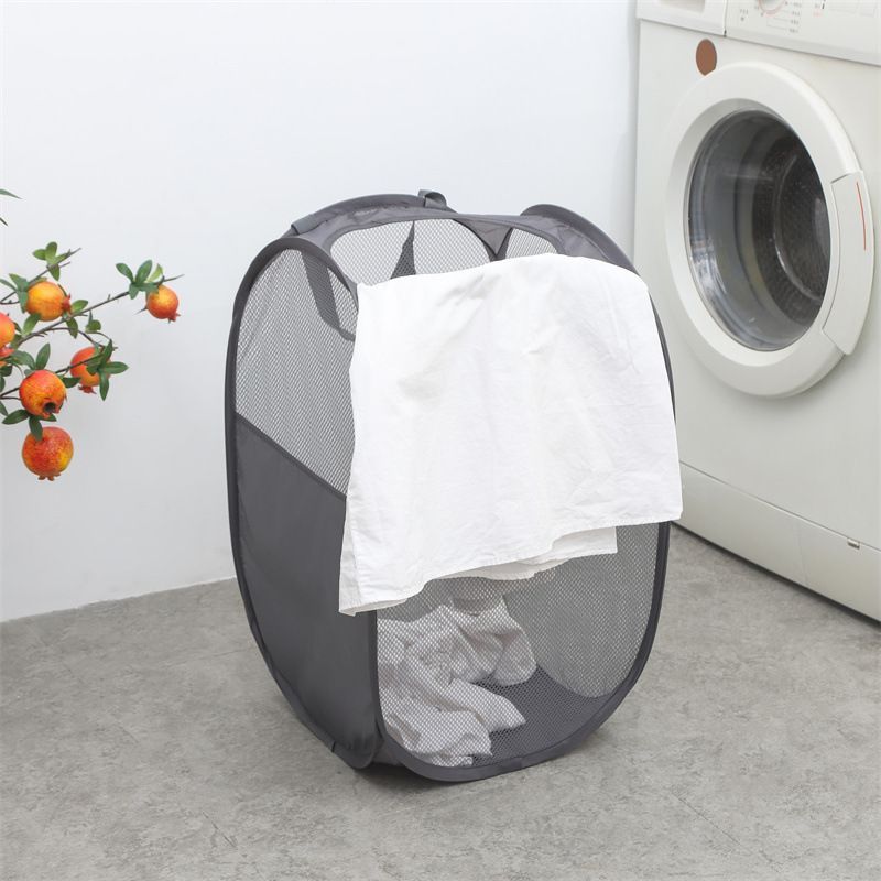 Foldable Laundry Hamper Dark Gray 01 V1221-XM-XYL-006
