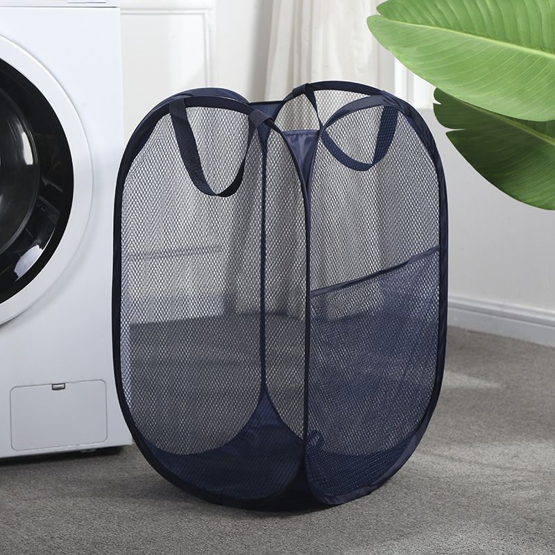 Foldable Laundry Hamper Navy blue 02 V1221-XM-XYL-008
