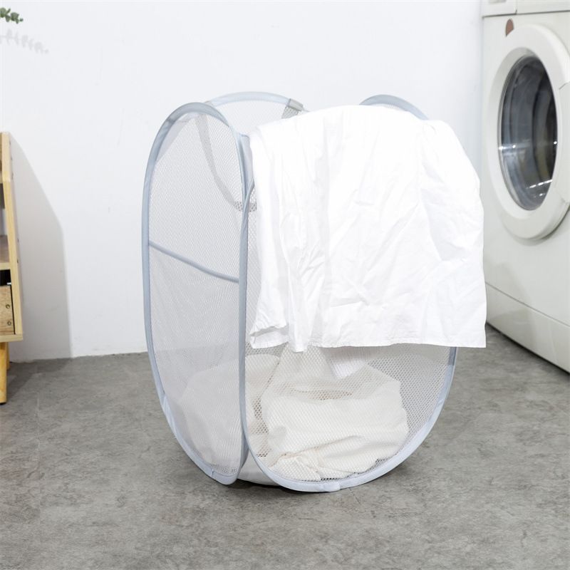 Foldable Laundry Hamper Light Gray 02 V1221-XM-XYL-011