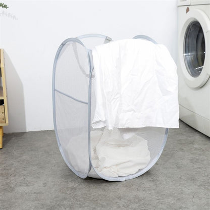 Foldable Laundry Hamper Light Gray 02 V1221-XM-XYL-011