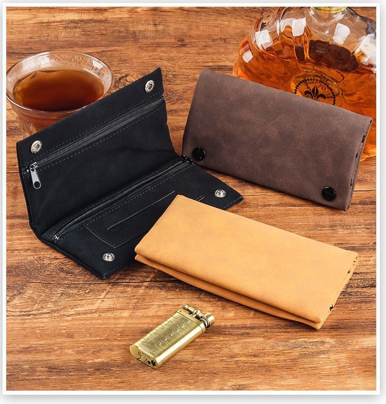 Matte Leather Storage Bag Dark Brown V1221-XM-YJSNB-002