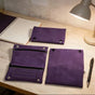 Matte Leather Storage Bag Purple V1221-XM-YJSNB-005