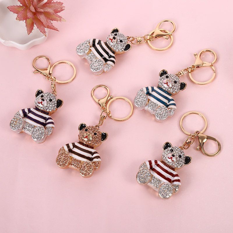 2-Pack Crystal Bear Keychains 01 V1221-XM-YSK-01