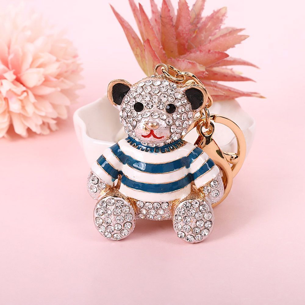 2-Pack Crystal Bear Keychains 02 V1221-XM-YSK-02