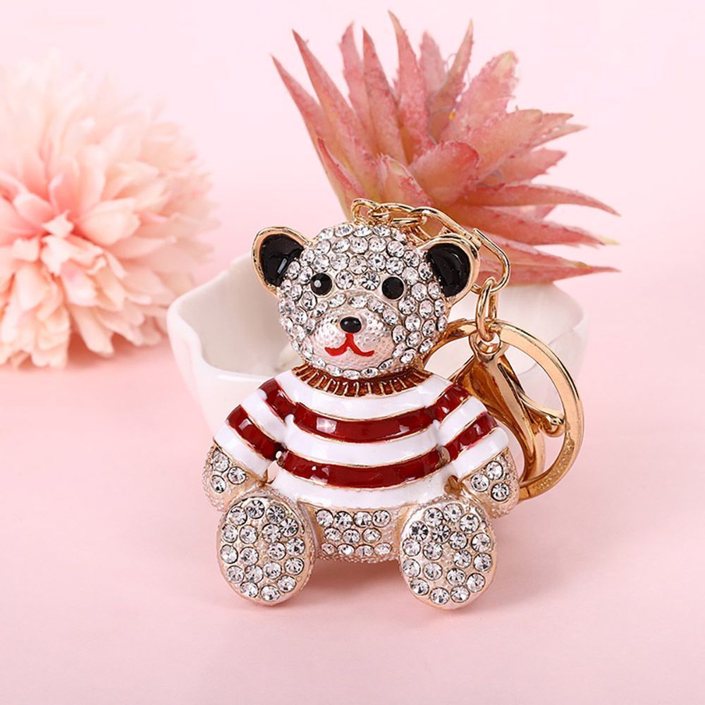 2-Pack Crystal Bear Keychains 03 V1221-XM-YSK-03