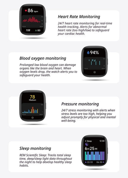 Call Health Smart Watch Blue V1221-XM-ZNSB-02