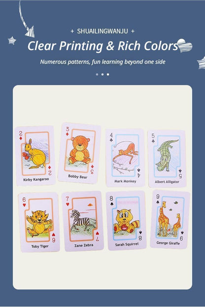 4Pcs Assorted Card Games Set V1221-XM-ZPTZ-01