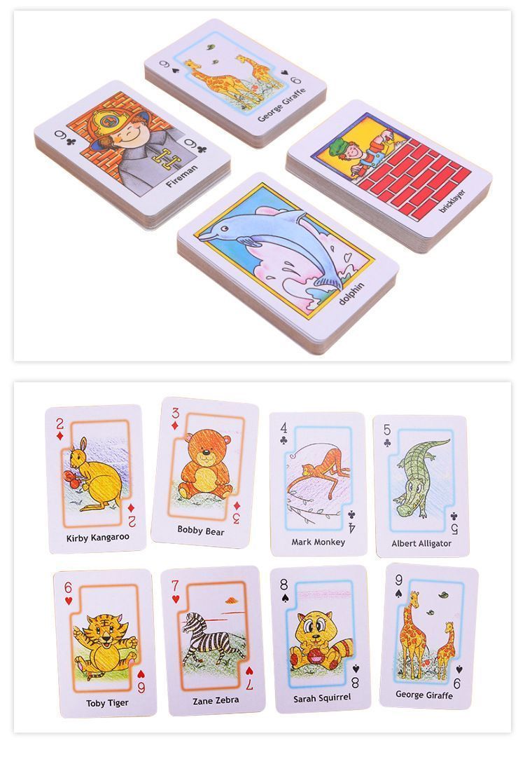 4Pcs Assorted Card Games Set V1221-XM-ZPTZ-01