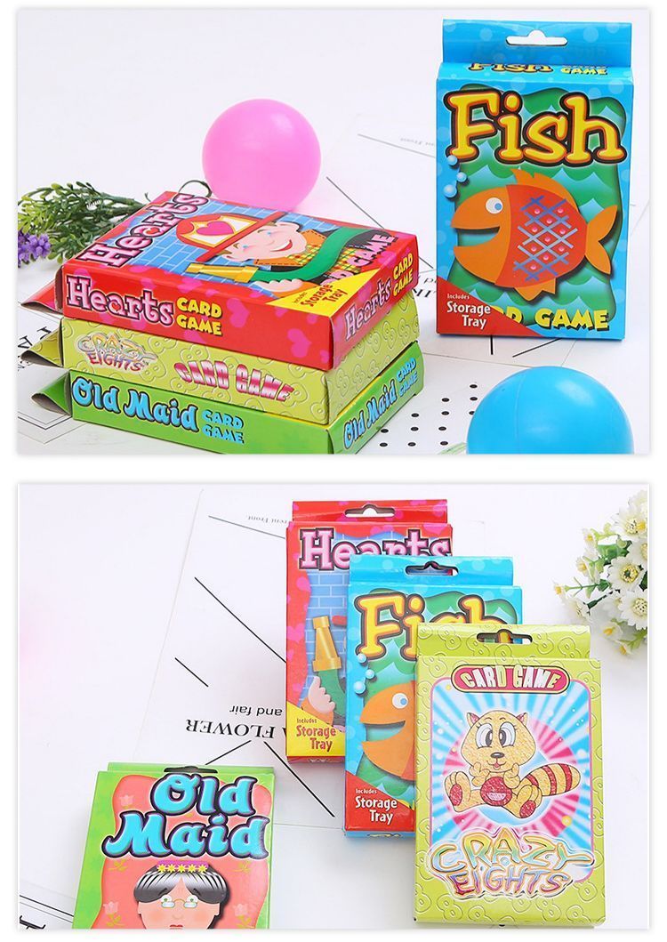 4Pcs Assorted Card Games Set V1221-XM-ZPTZ-01