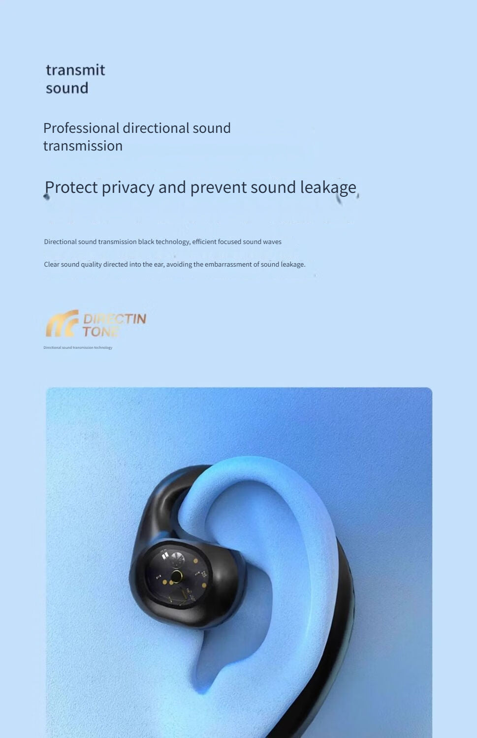 Y3 Bluetooth headset-Black V1221-Y3-BLUETOOTH-HEADSET-BLACK