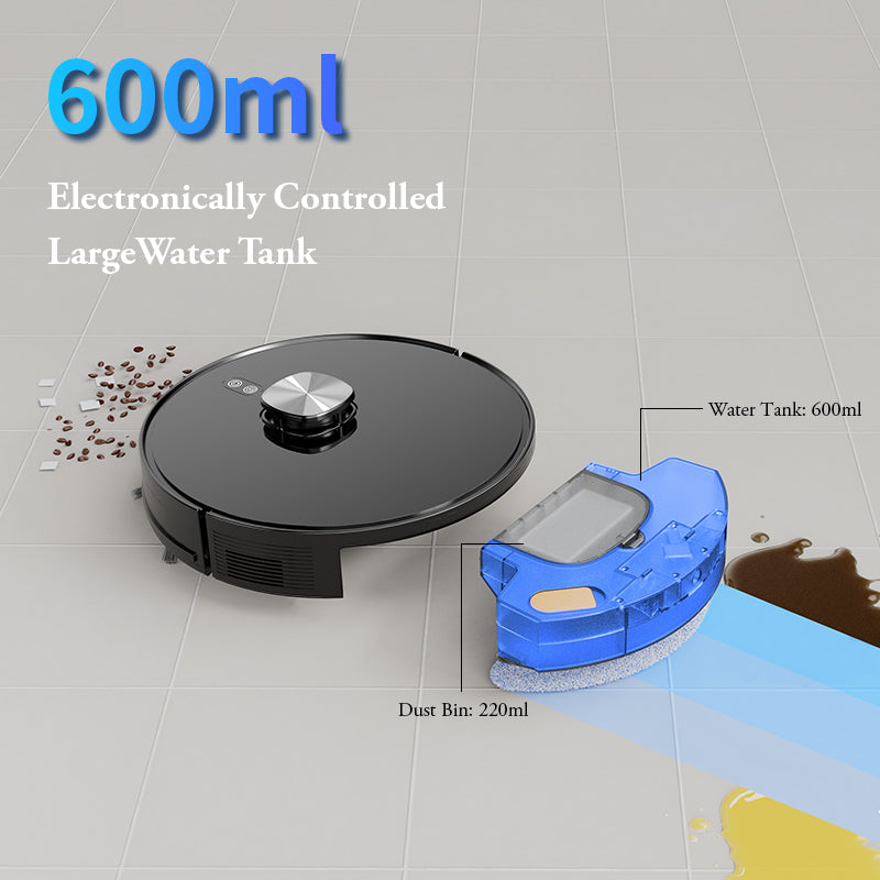 3 IN 1 Robot Vaccum Cleaner with Mop LDS Slam Navigation APP control Voice Control Automatic cleaning
