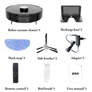 3 IN 1 Robot Vaccum Cleaner with Mop LDS Slam Navigation APP control Voice Control Automatic cleaning