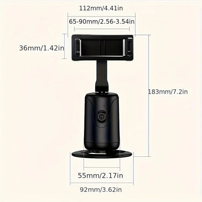 Mobile Cloud Auto-Tracking Smart Magic Stabilizer - AI Facial Recognition Desktop Phone Holder for Live V1232-AIYTZJ001