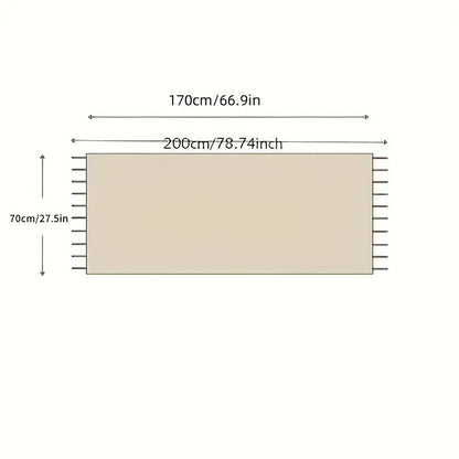 Solid Color Cashmere Wrap Scarf, Thickened for Warmth and Windproof, Bohemian-Style Winter Wardrobe V1232-BDYRWJ005
