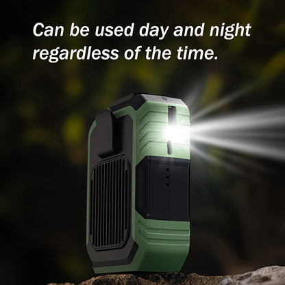 Wall-mounted USB rechargeable dual-purpose fan, integrating rapid cooling, dehumidification, and lighting V1232-BGSFS002