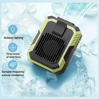 Wall-mounted USB rechargeable dual-purpose fan, integrating rapid cooling, dehumidification, and lighting V1232-BGSFS002