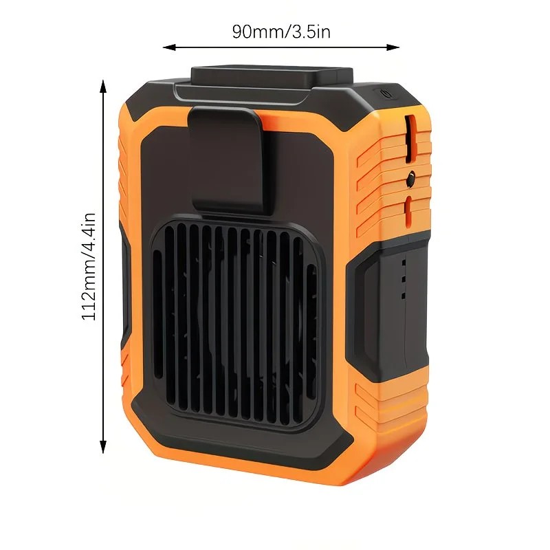 Wall-mounted USB rechargeable dual-purpose fan, integrating rapid cooling, dehumidification, and lighting V1232-BGSFS002