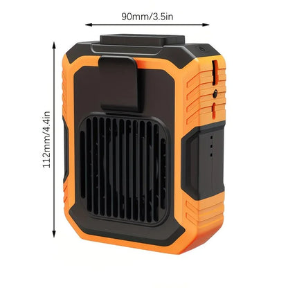 Wall-mounted USB rechargeable dual-purpose fan, integrating rapid cooling, dehumidification, and lighting V1232-BGSFS002