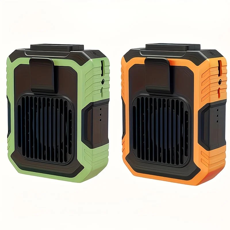 Wall-mounted USB rechargeable dual-purpose fan, integrating rapid cooling, dehumidification, and lighting V1232-BGSFS002