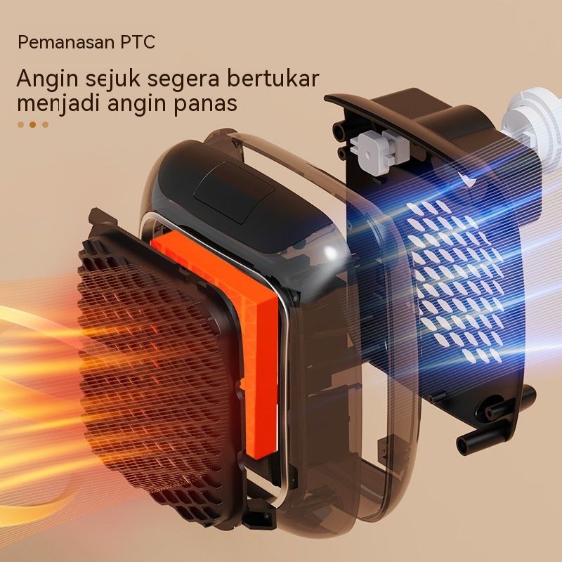 3-Second Heat Wall-Mounted Heater! Safe, Silent, Winter's "Little Sun"(BLUE) V1232-BGSJRQ001