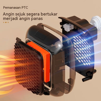 3-Second Heat Wall-Mounted Heater! Safe, Silent, Winter's "Little Sun"(GREY) V1232-BGSJRQ002